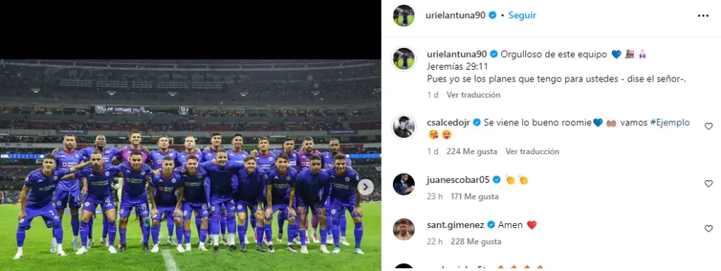 Publicación de Uriel Antuna