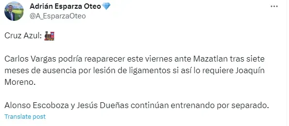 Información de Adrián Esparza Oteo