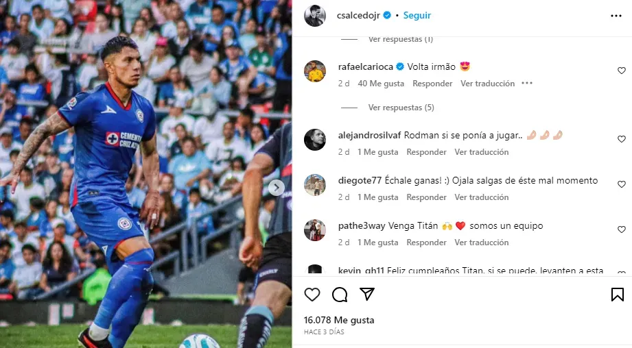 Publicación de Carlos Salcedo