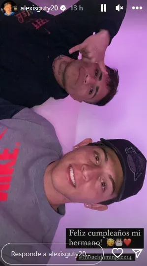 Publicación de Alexis Gutiérrez en Instagram