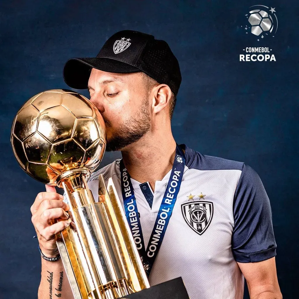 Martín Anselmi ganó la Copa Sudamericana en el 2022. (Foto: @martinanselmidt)