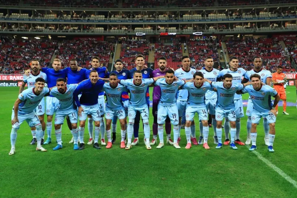 Parte del plantel de Cruz Azul que disputó el Apertura 2023.