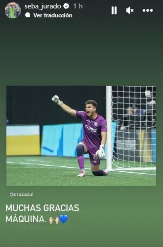 Publicación de Sebastián Jurado en Instagram