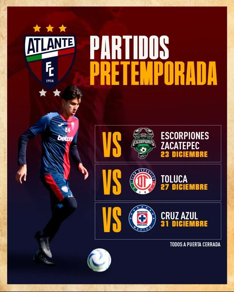 Atlante confirmó el partido amistoso contra Cruz Azul. (Foto: Cruz Azul)