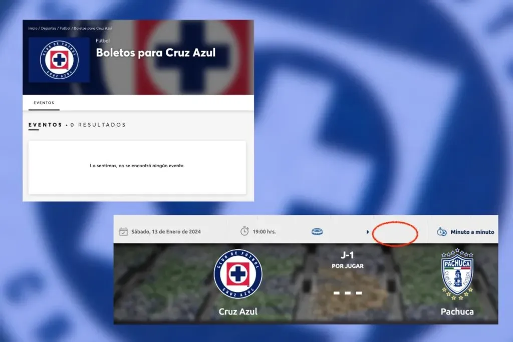 Imágenes tomadas de Ticketmaster y la Liga MX
