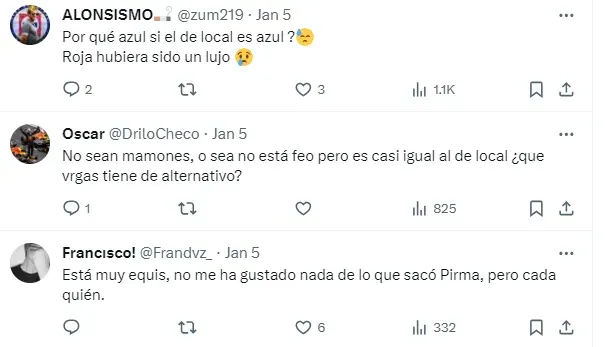 Reacciones negativas al uniforme de Cruz Azul