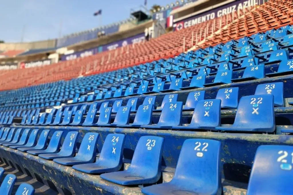 El ex Estadio Azul requiere una importante inversión para su acondicionamiento.