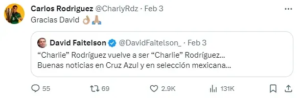 Respuesta de Carlos Rodríguez a la publicación de Faitelson