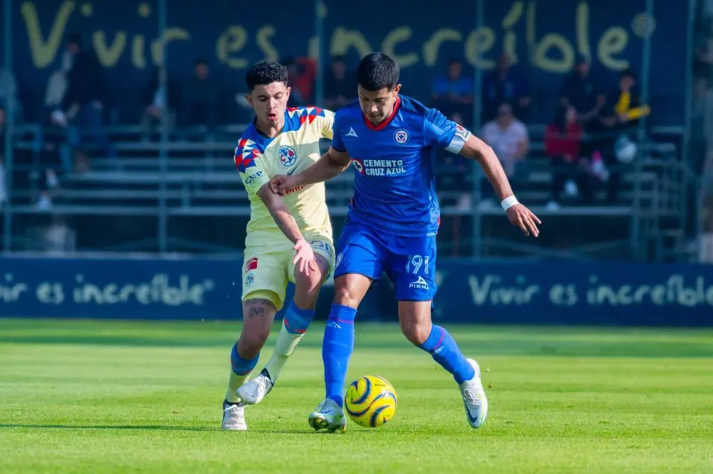 Raymundo Rubio, en acción frente al América Sub 23. (Imago 7)