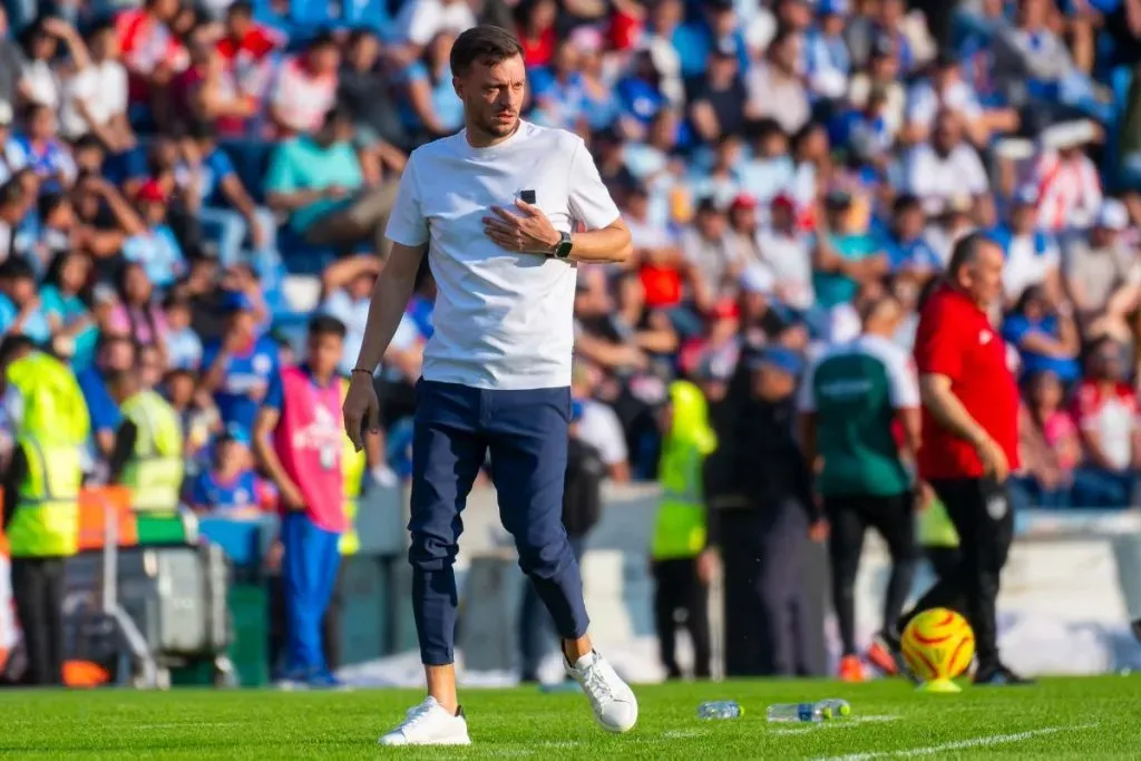 Martín Anselmi, DT de Cruz Azul. (Foto: Imago7)