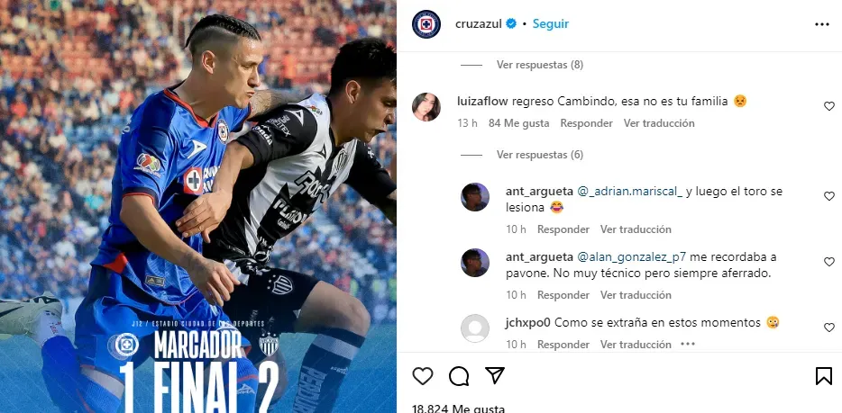 Reacciones de la afición y pedido de vuelta de Cambindo