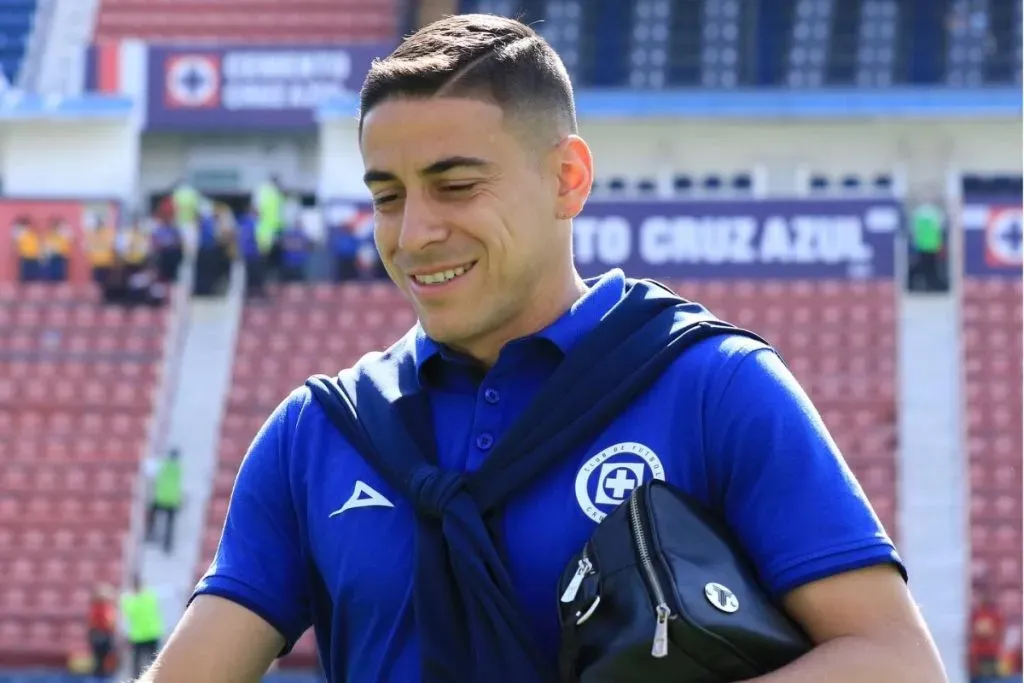 Camilo Cándido, jugador de Cruz Azul.