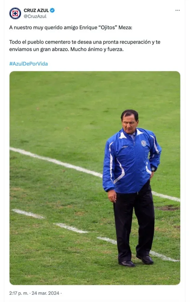 Mensaje de Cruz Azul