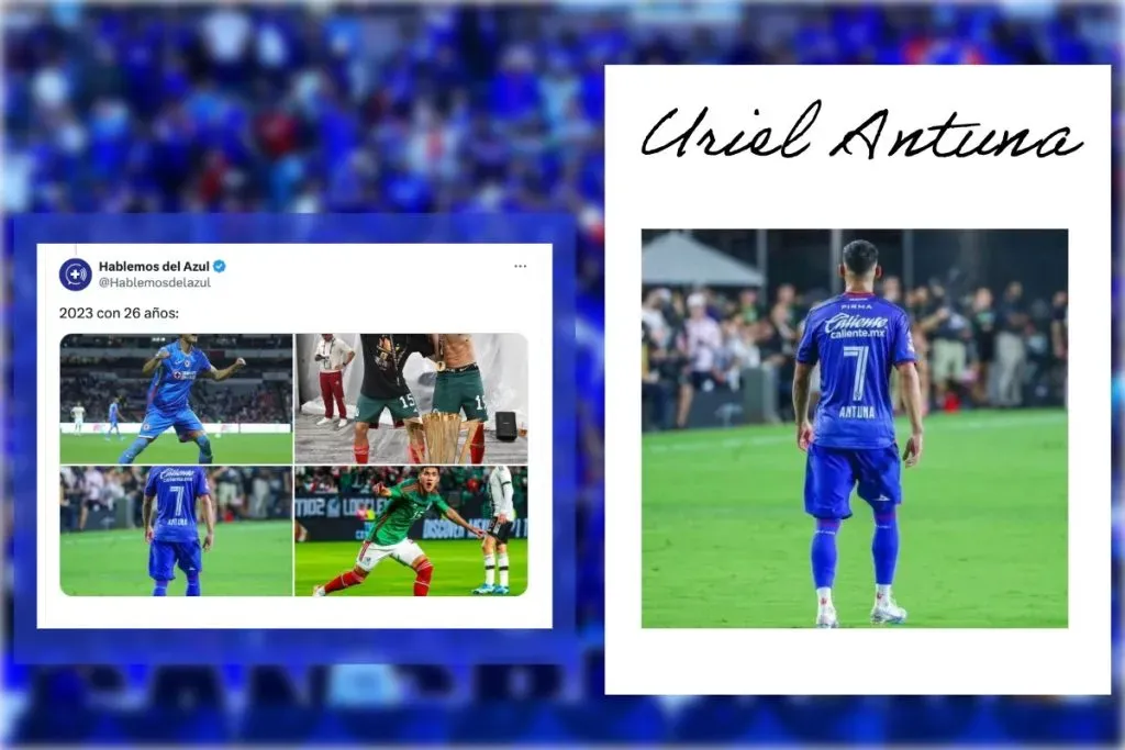 La evolución de Uriel Antuna en Instagram.