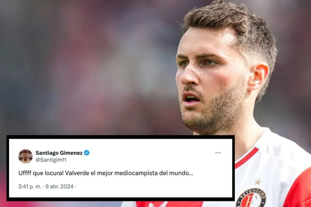 Santi Giménez, ex de Cruz Azul.