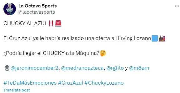 Información de La Octava Sports