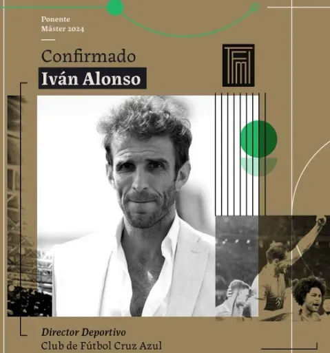 Iván Alonso anunciando en una publicación de IG