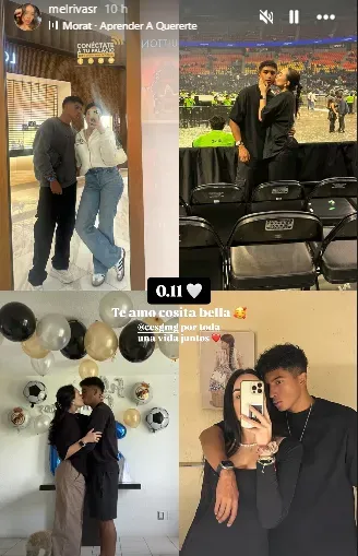 Melissa Rivas festejó mes de noviazgo con canterano de Cruz Azul: