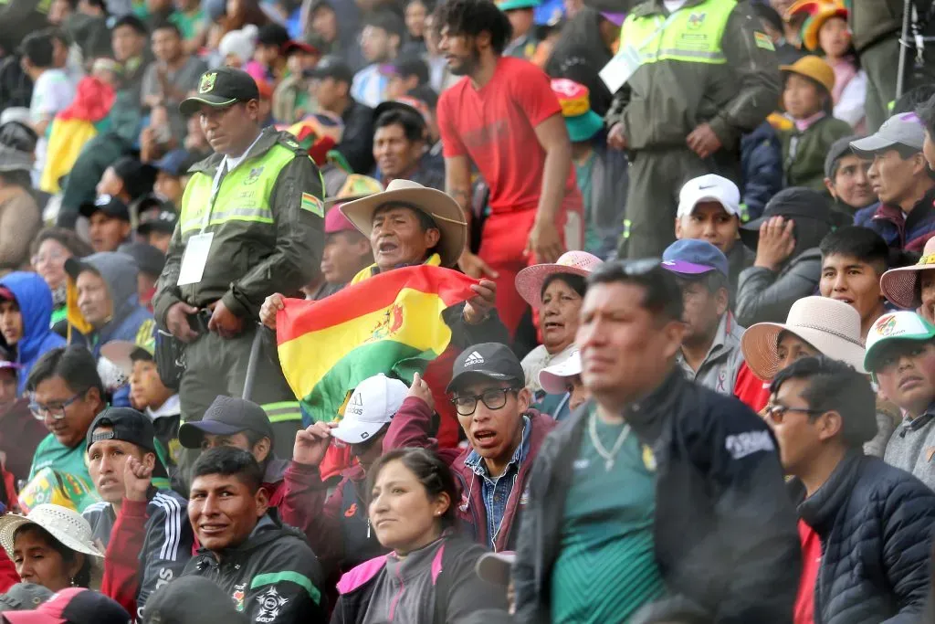 Aficionados de Bolivia en El Alto (Getty)