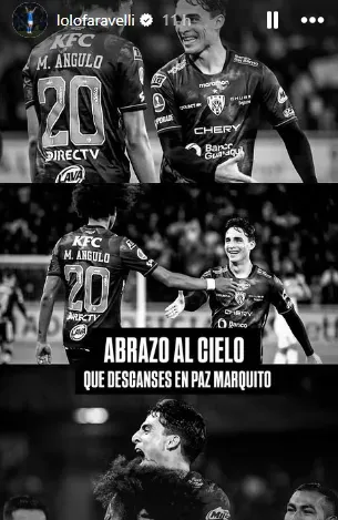 Publicación de Lorenzo Faravelli en IG