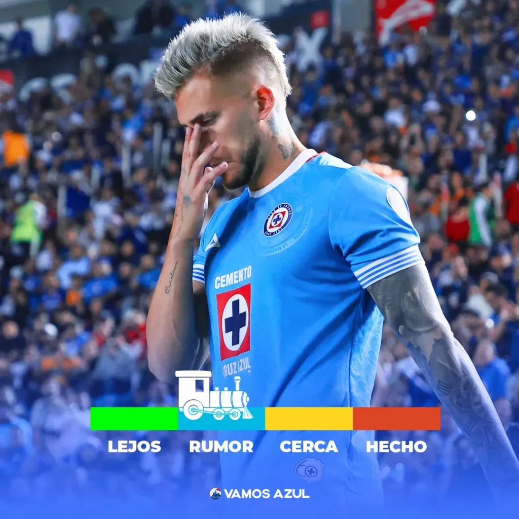 Gonzalo Piovi, apenas un rumor de salida de Cruz Azul. (Imago 7 / Especial)