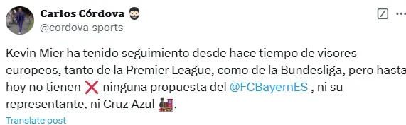 Información de Carlos Córdova