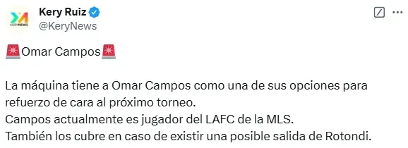 Información de Kery Ruiz