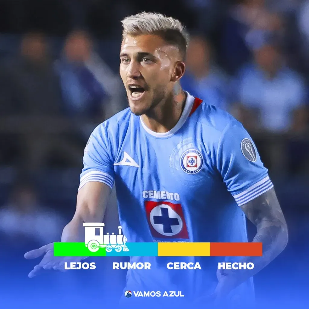 Gonzalo Piovi, más lejos de salir de Cruz Azul. (Imago 7 / Especial)