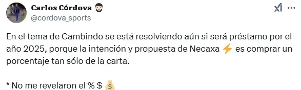 Información de Carlos Córdova