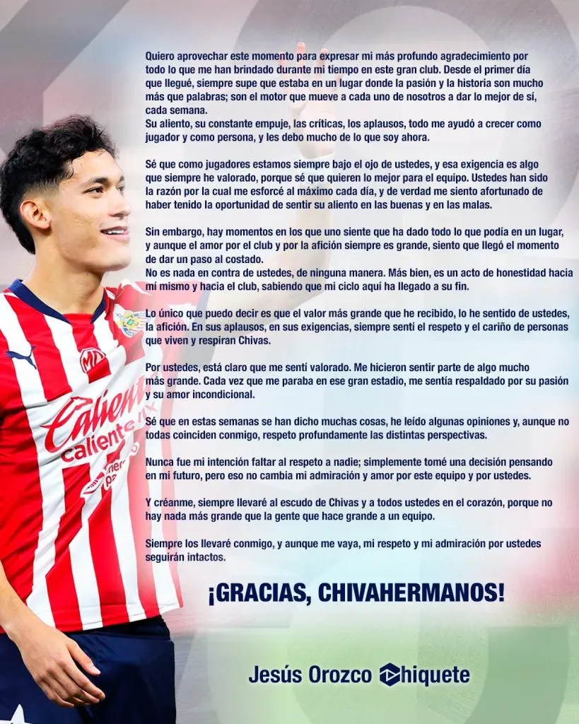 Chiquete quedó de nuevo en medio de la polémica.