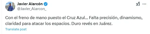 Publicación de Javier Alarcón