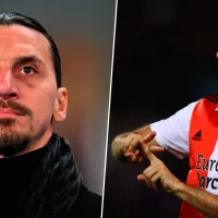 La decisión de Santiago Giménez tras la llamada de Zlatan Ibrahimovic, directivo del AC Milán