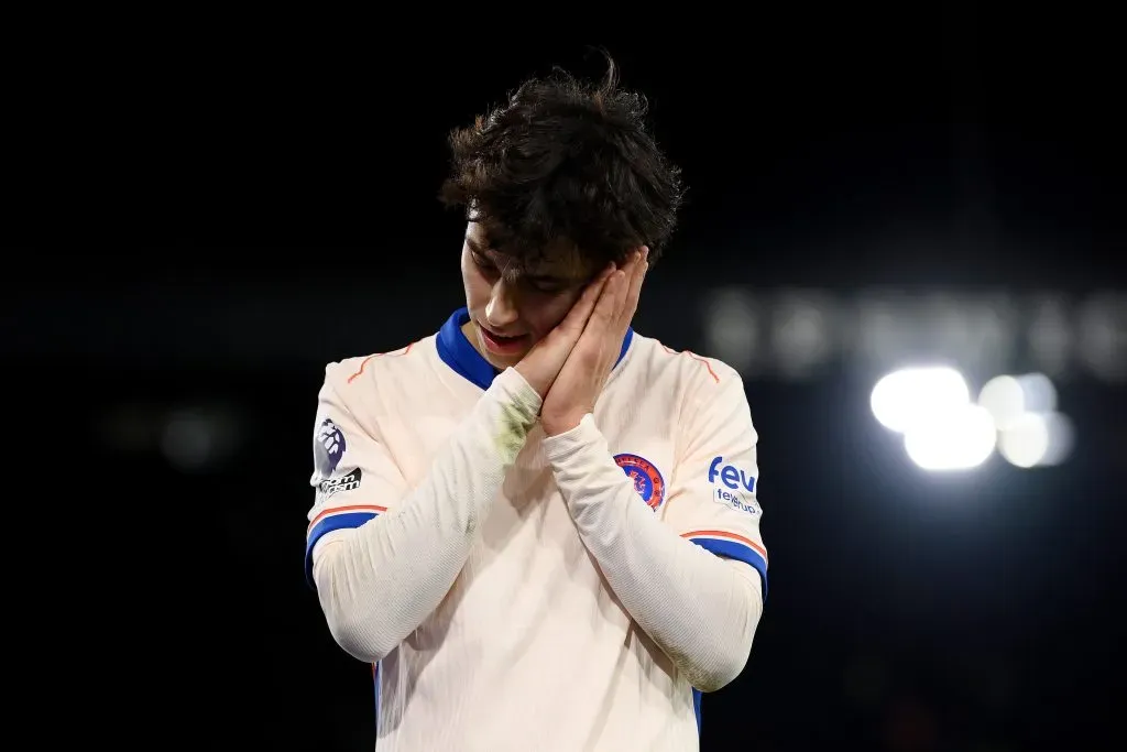 Joao Félix en un partido con el Chelsea (Getty)