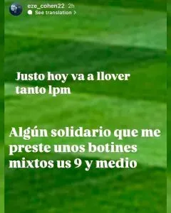 Augusto Lotti fue el salvador de un futbolista que necesitaba ayuda (Instagram)