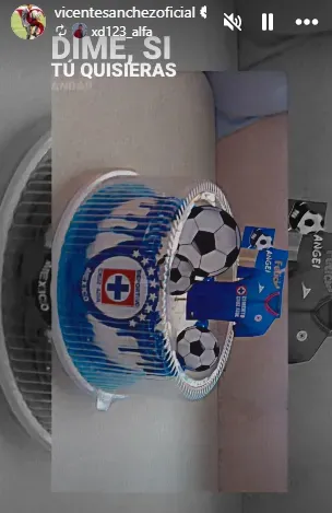 Publicación de Vicente Sánchez en IG