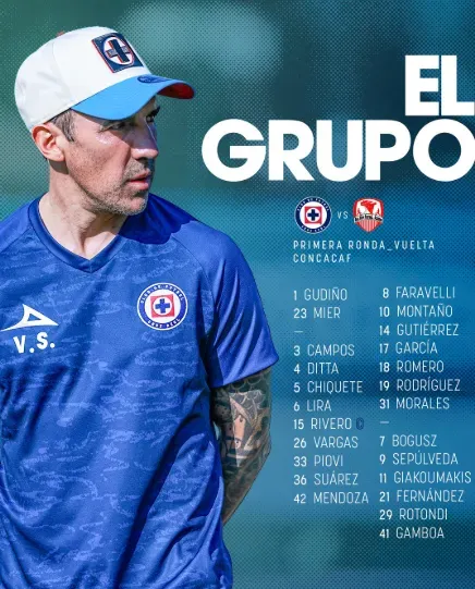 Convocatoria de Cruz Azul
