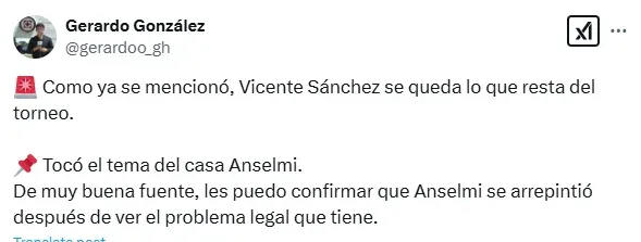 Información de Gerardo González