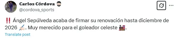 Información de Carlos Córdova