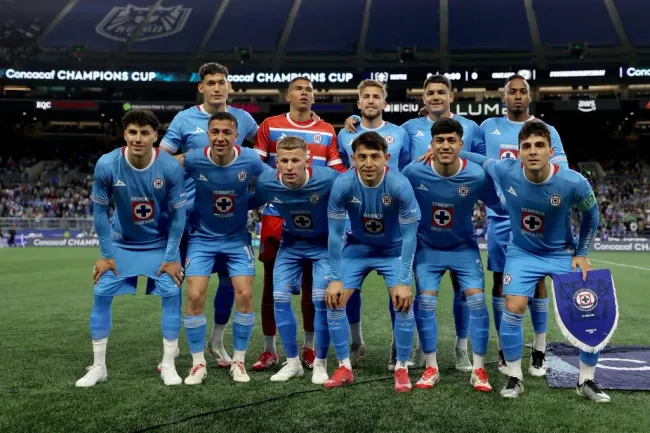 El once de Cruz Azul que jugó contra Seattle en la ida. (Getty Images)