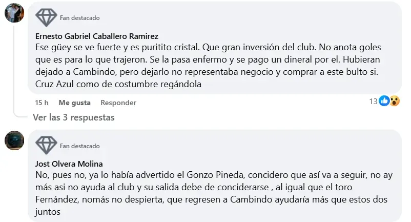 Facebook Vamos Azul