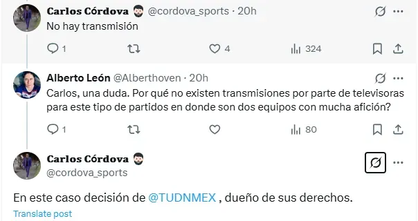 Captura de X (Twitter)