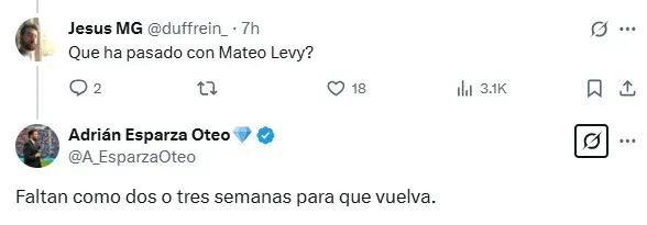 Comentario de Esparza Oteo (X)