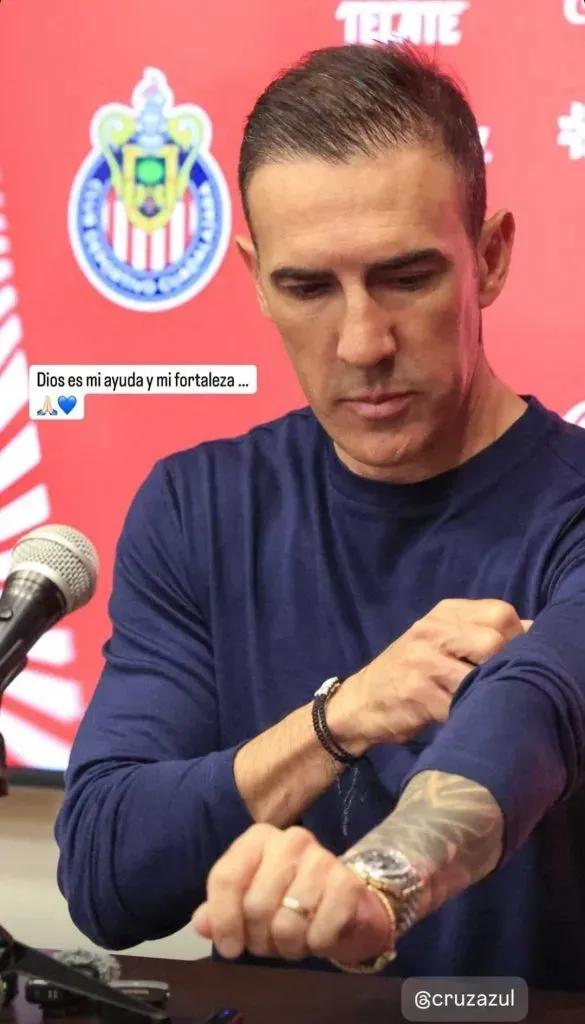 Storie de Vicente Sánchez antes del Cruz Azul vs. América.