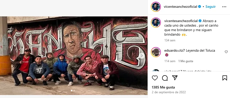 Agradecimiento de Sánchez al colectivo Rojo Capo