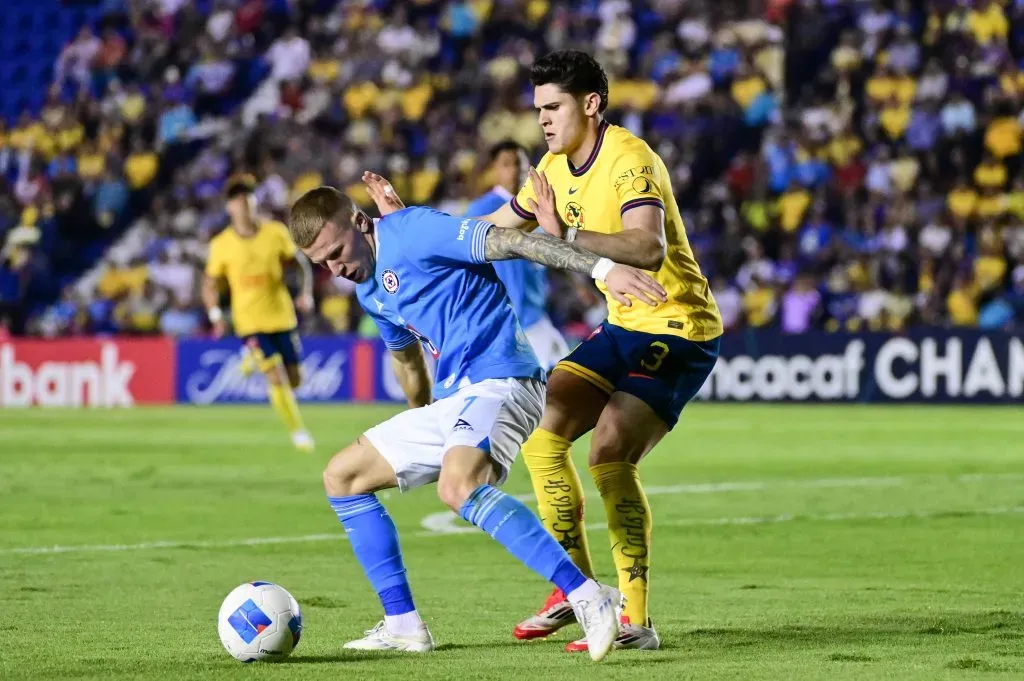 Cruz Azul y América entregaron un aburrido empate en la ida de cuartos de final de Concachampions. (Imago7)