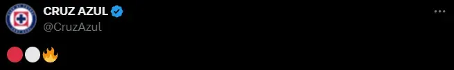 La publicación de Cruz Azul para “burlarse” de la derrota del Porto de Anselmi. (X)