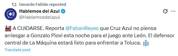 Información de Hablemos del Azul