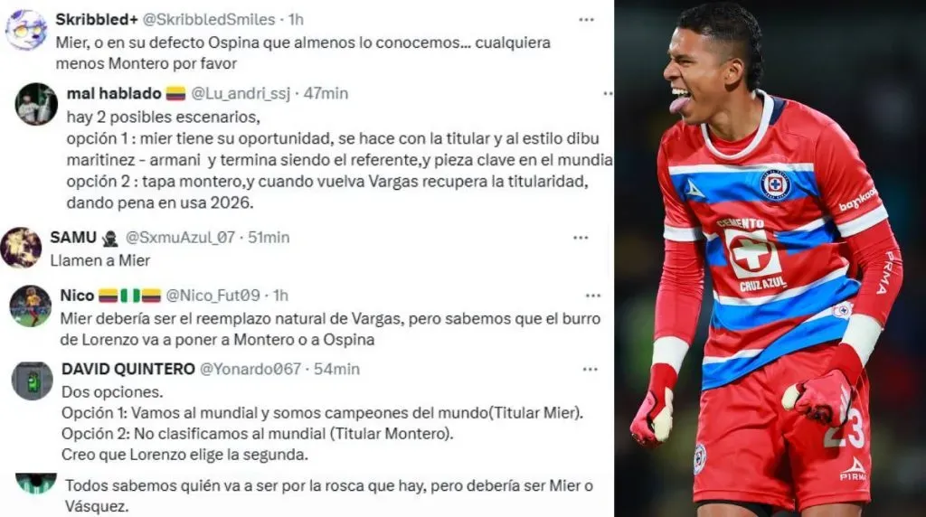 ¿Llegó el momento de Kevin Mier? Camilo Vargas sería baja en Colombia (Getty Images / Especial)