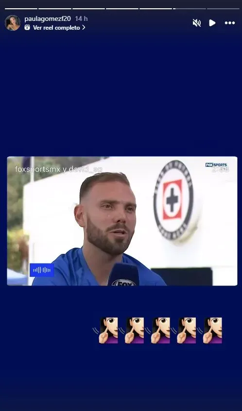 La esposa de Vicente Sánchez envió un mensaje ante el supuesto conflicto interno (Instagram)