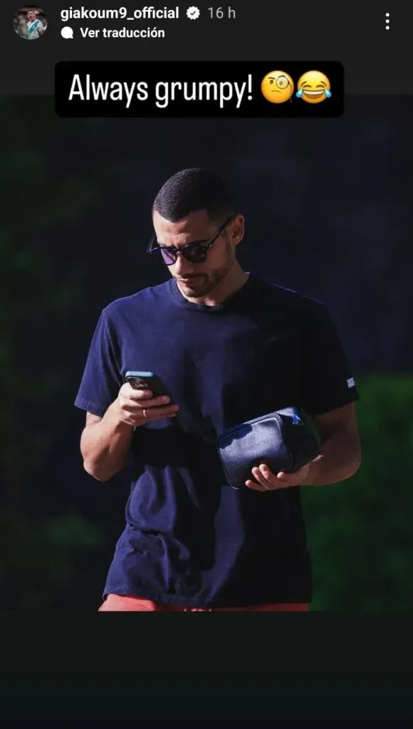 La última storie de Giakoumakis. (@giakoum9_official)